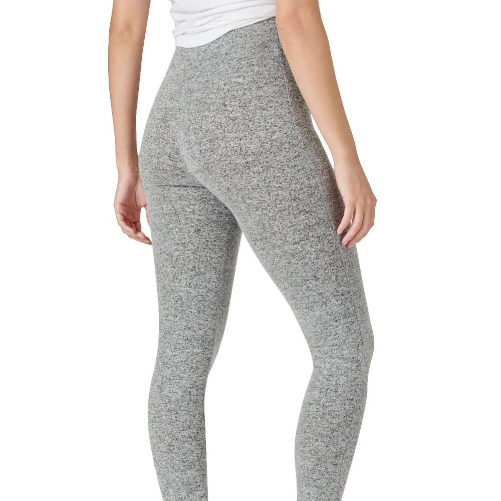 Lucky Brand Cloud Jersey Ribbed Legging - Medium Heather Gray - Picture 2 of 7